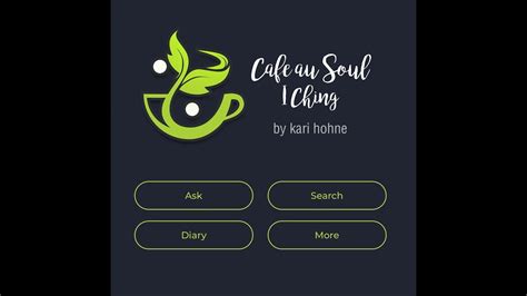 The <b>I Ching</b> oracle on her website at <b>Cafe</b> <b>Au</b> <b>Soul</b> is ranked #1 in the world. . Cafe au soul i ching